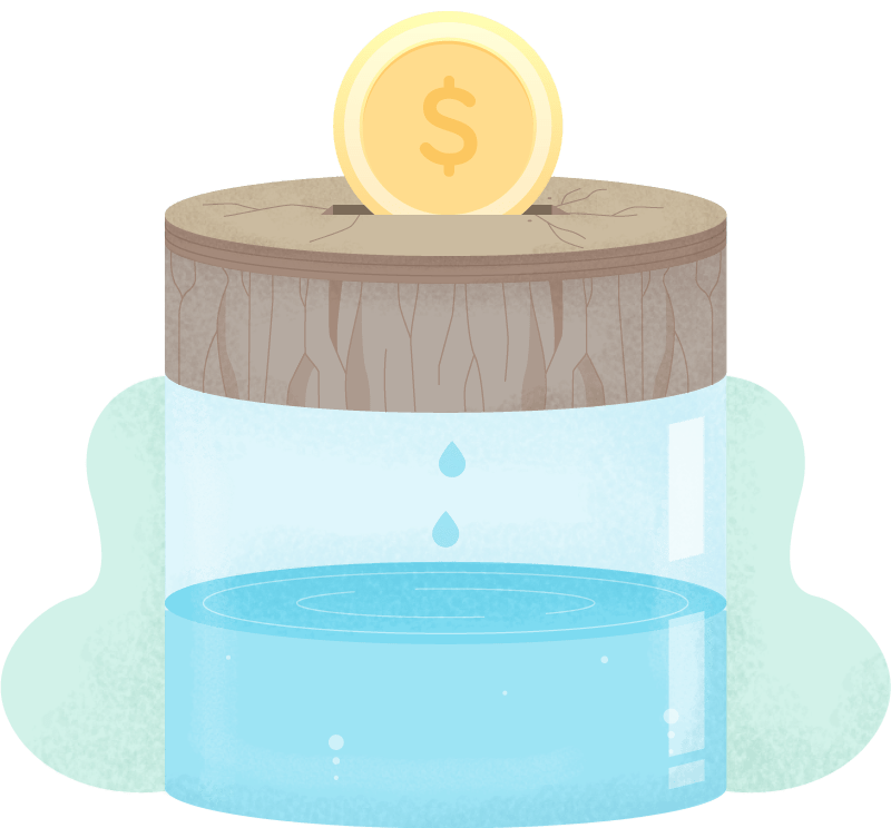 Solar savings illustration